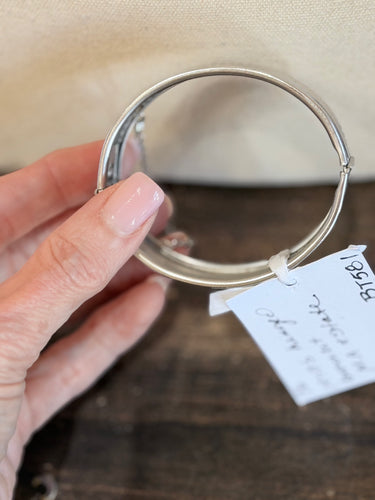 1950s Silver Hinged Bracelet