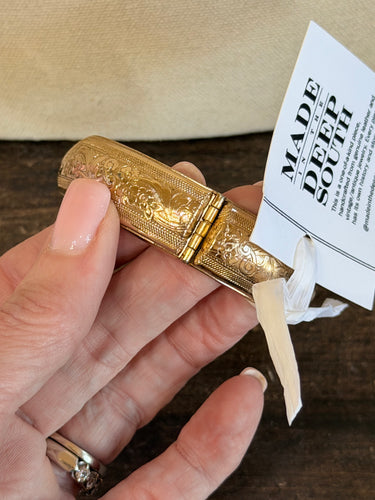 1960s Gold Hinged Bracelet