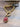 Yochi 18kt Gold Plated Link Toggle Bacelet With Cornelian Drop