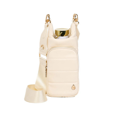 Ivory Vegan Leather HydroBag® with Strap Bundle