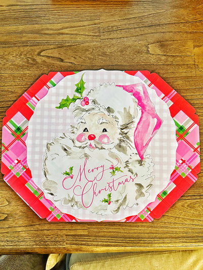 Holiday Plaid Cut Paper Placemat