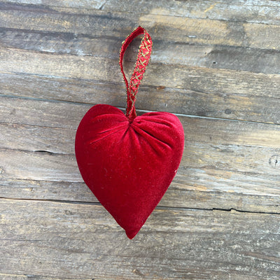 Handmade Velvet Hearts