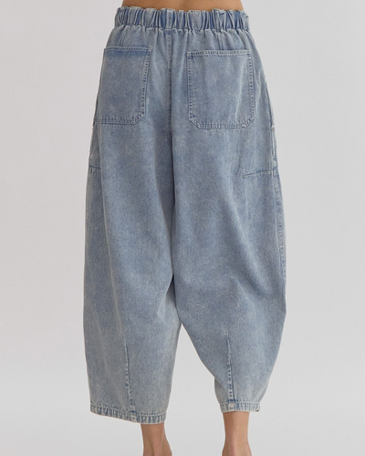 Kalani Barrel Style Denim Pants