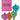 Colorful lantern-shaped cocktail napkins with text and a pink box labeled 'Lantern Mahjong Cocktail Napkins'.