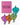 Colorful lantern-shaped cocktail napkins with text and a pink box labeled 'Lantern Mahjong Cocktail Napkins'.