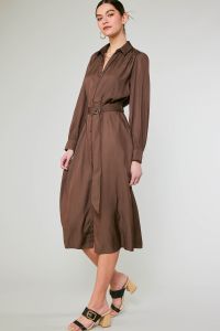 Larissa Mocha Midi Dress