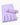 Lilac mahjong rack roll up storage bag