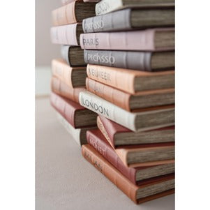 Linen Book Storage Boxes