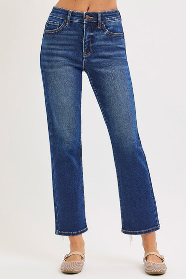 Lisa High Rise Cropped Jeans with Tummy Control