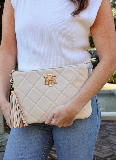 Madelyn Crossbody Cream Quilted