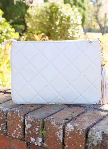 Madelyn Crossbody Cream Quilted