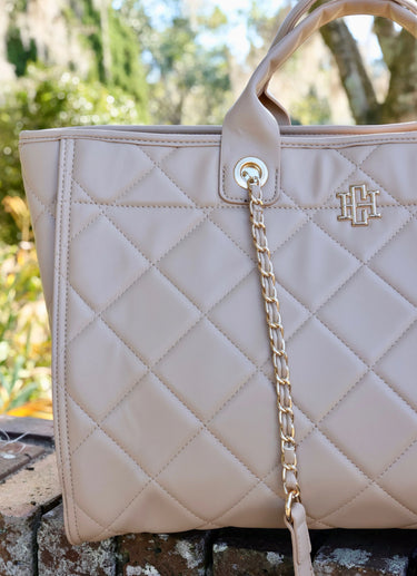 Melissa Tote Bag -Tan