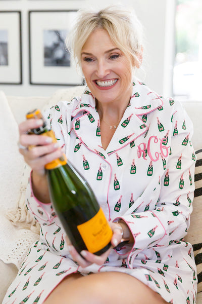 Bubbly Nightshirt (Champagne Bottles!) by Toss Designs