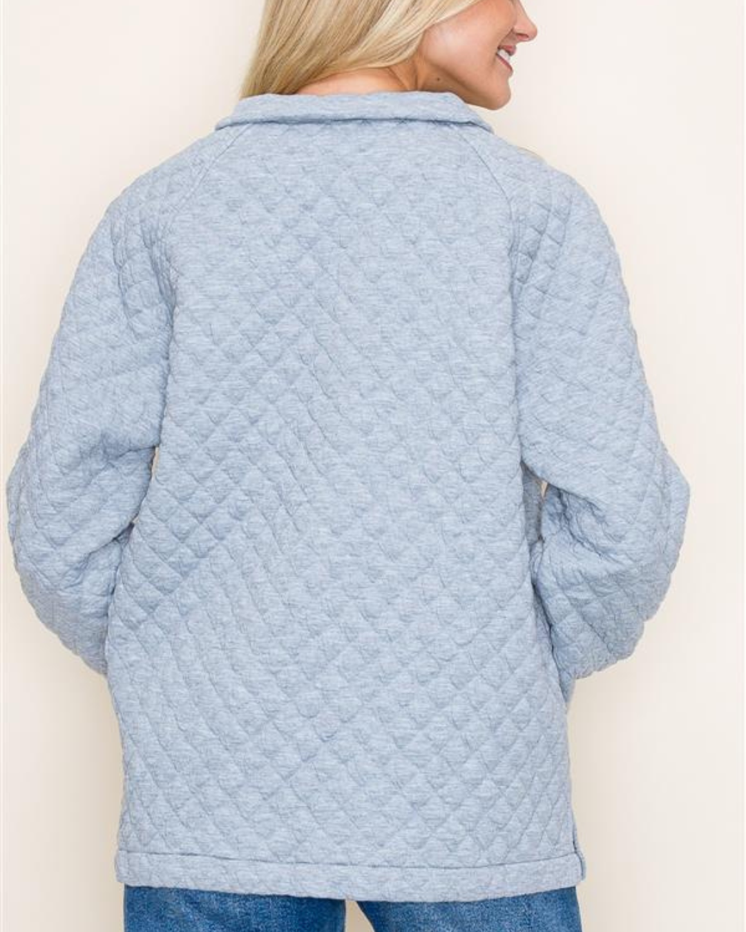 Morgan Half Zip Quilted Pullover