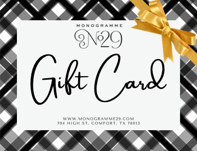 Monogramme No. 29 Gift Cards