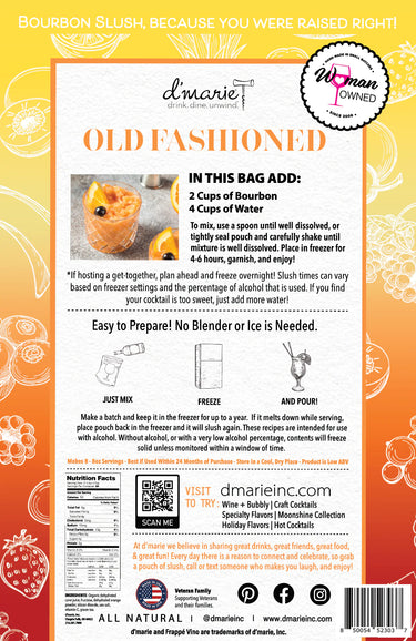 Old Fashioned Cocktail Slush Mix by D'Marie