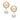 Yochi Omari Double Pearl Drop Earrings