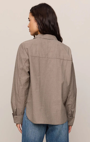 On Duty Gingham Button Up Top by Z Supply