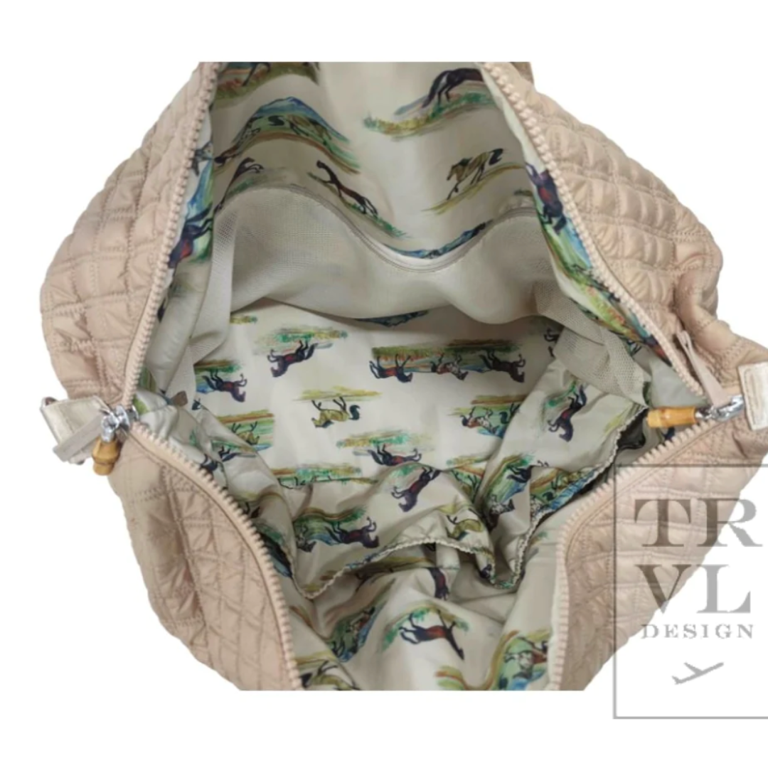 Overpacker Wheat Quilted- Wild Horses