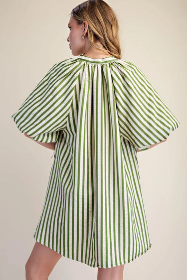 Lucy Puff Sleeve Mini Dress