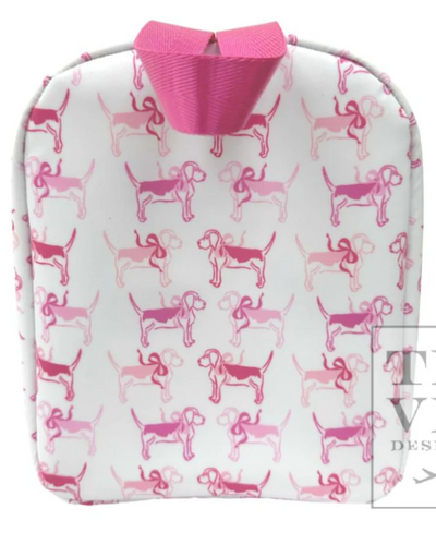 Bring It Lunch Tote- Pup Pink