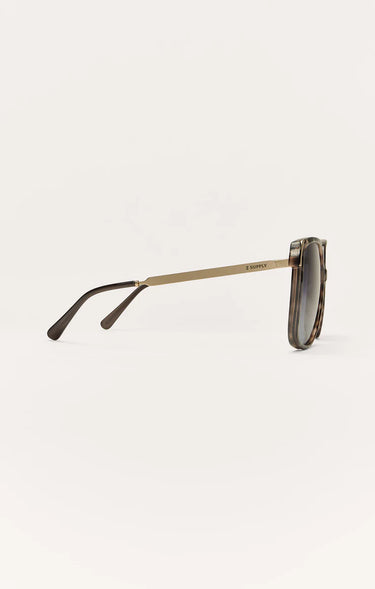 Riviera Marbled Tort-Bronze Polarized Sunglasses by Z Supply