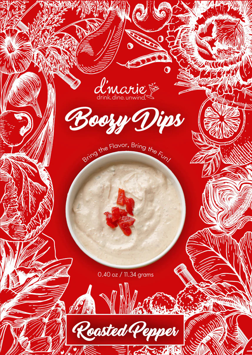 Roasted Monogram Boozy Dip Mix-Spicy Mediterranean – Monogramme No. 29
