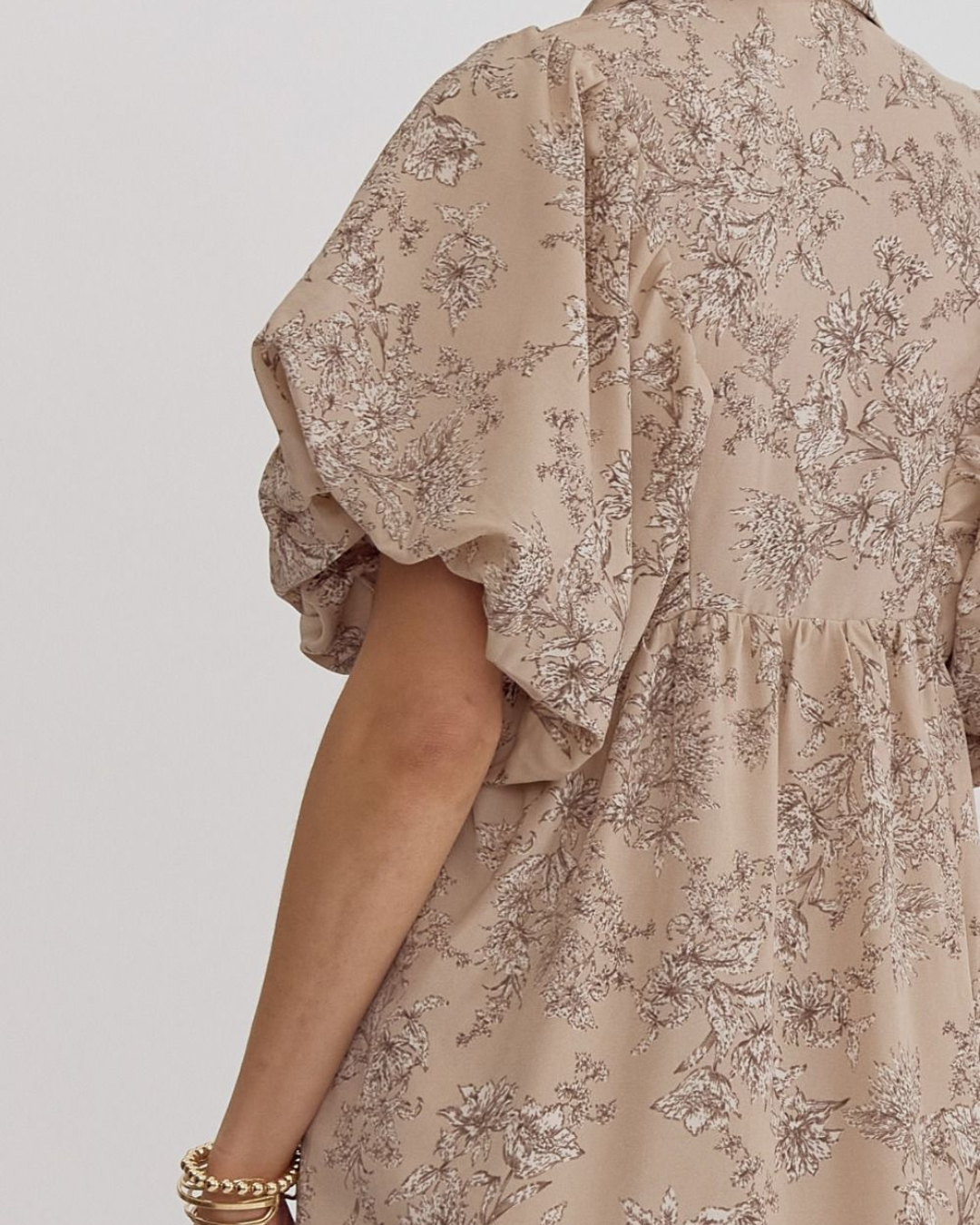 Rosa Toile Print Midi Dress