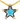 Sweet Star Necklace in Light Blue
