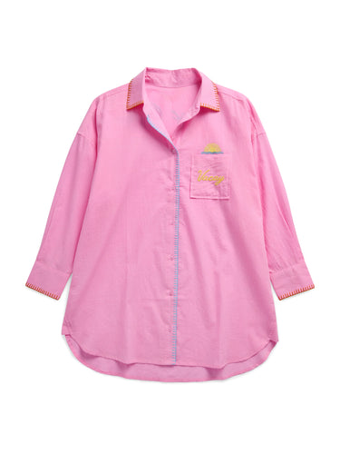 Shiraleah "Vacay/Out of Office" Cover-Up Shirt