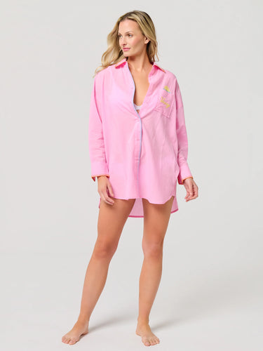 Shiraleah "Vacay/Out of Office" Cover-Up Shirt