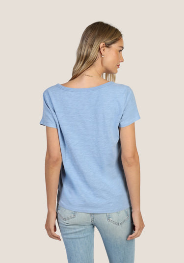 Short Sleeve Deep V Tee by Dylan (multiple colors)