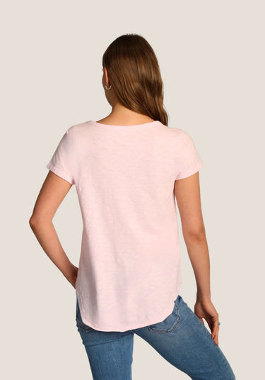 Short Sleeve Deep V Tee by Dylan (multiple colors)