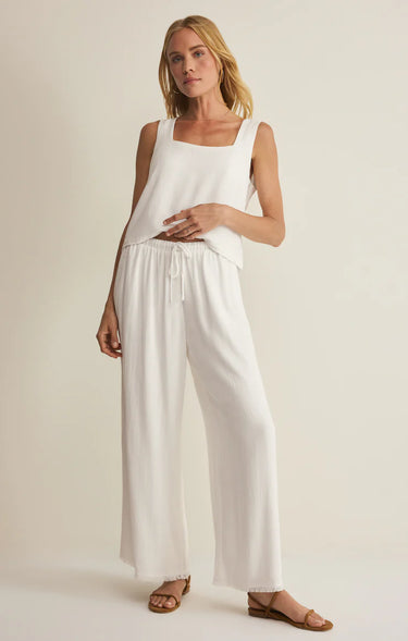 Soren Pant in White