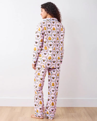 Sweet Bee - Long PJ Set by PrintFresh