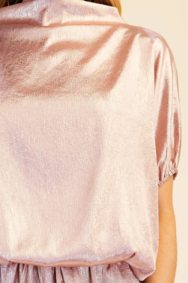 Melanie Metallic Blouse - Multiple Colors