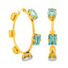 Talia Hoops in Light Azore