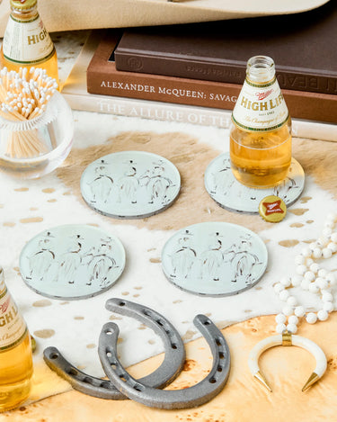 Three Amigos Acrylic Coaster Set