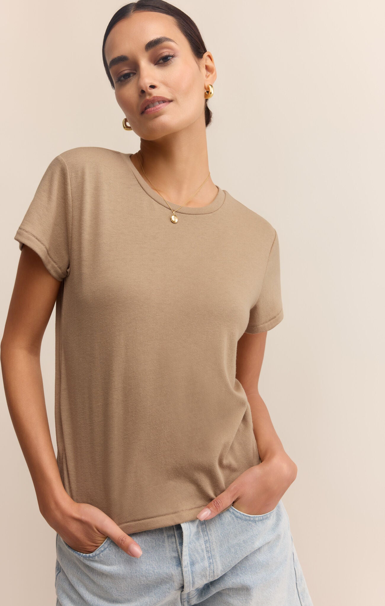 Tourist Tee – Desert Tan by Z Supply