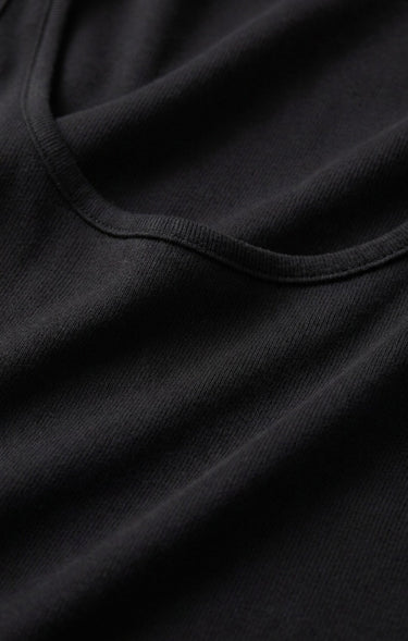Vale Scalloped Tank - Black by Z Supply