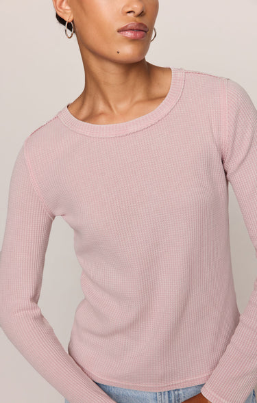 Z Supply Arlet Mini Thermal Top - Soft Blush
