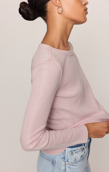 Z Supply Arlet Mini Thermal Top - Soft Blush