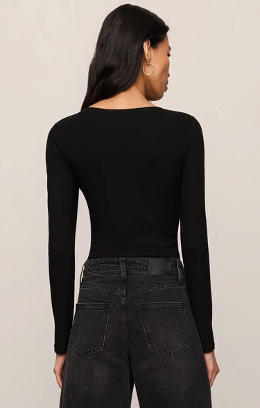 Z Supply Ginger Bodysuit - Black