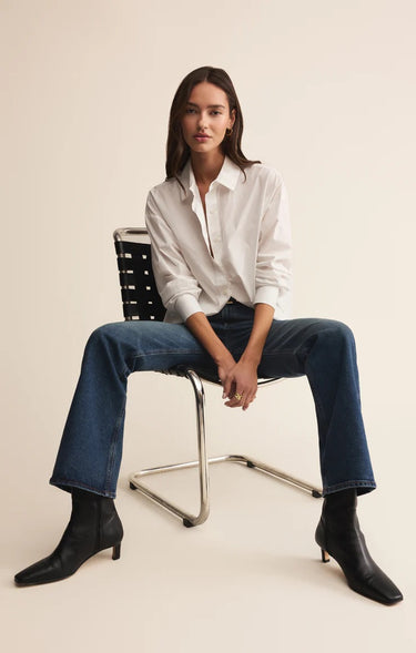Elevated Poplin Button Up Shirt by Z Supply (multiple colors)