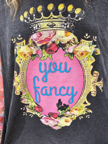 YOU FANCY Tattered Tee