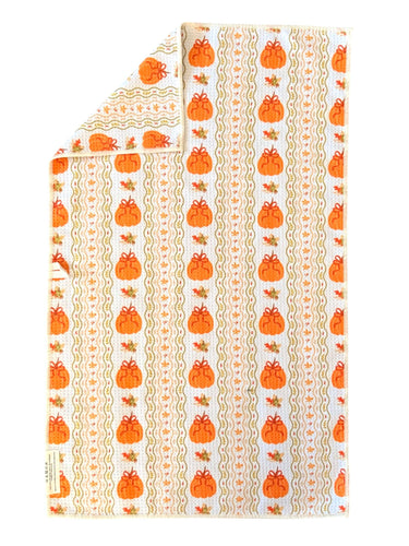 Pumpkin Picnic: Double-Sided Hand Towel