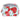 Quilted Cosmetic Bag - Blue Gingham + Red Roses