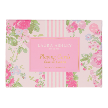 Laura Ashley English Garden Set of 2 Playing Cards