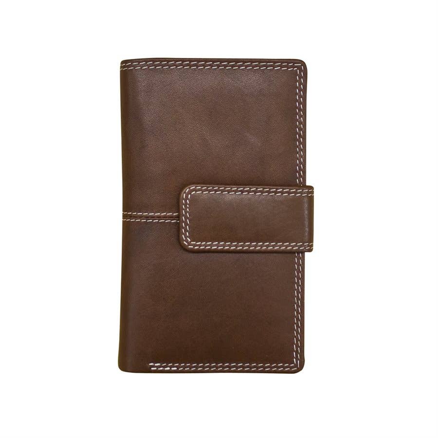 Leather Midi Wallet