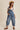 Gwyneth Western Wide-Leg Denim Overalls